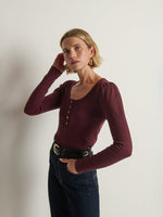 Load image into Gallery viewer, Reeva Henley in Port

