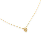 Load image into Gallery viewer, Dainty CZ Heart Necklace in Gold
