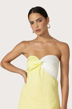 Load image into Gallery viewer, Melody Linen Maxi Dress in Lime
