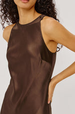 Load image into Gallery viewer, Solene Dress in Espresso
