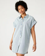 Load image into Gallery viewer, Ilara Dress in Stone Wash
