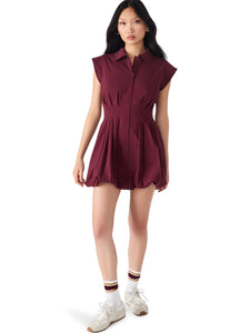 Dyanne Dress in Wine