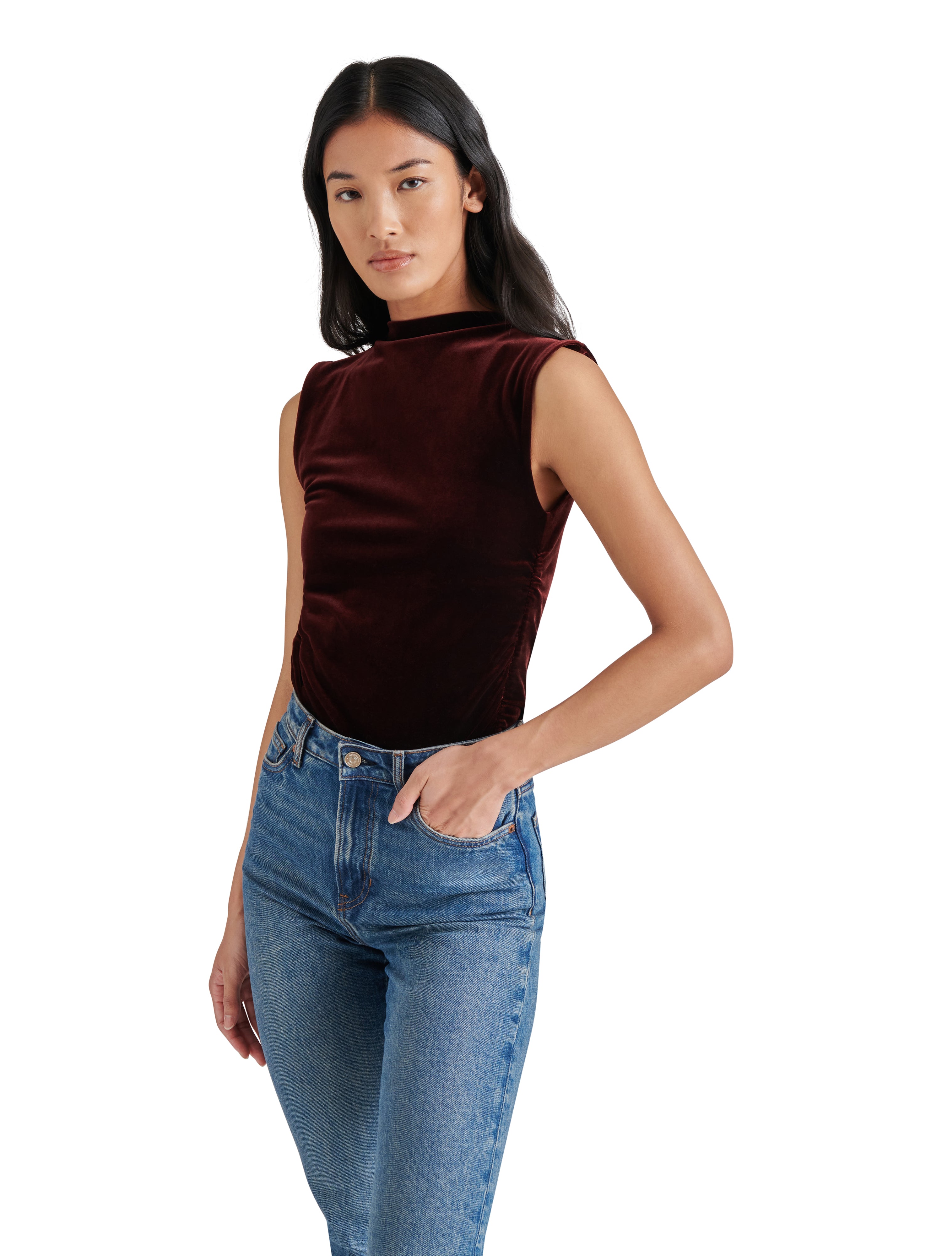 Esen Bodysuit in Wine