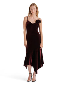 Lucille Dress in Wine