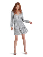 Load image into Gallery viewer, Kara Dress in Gunmetal
