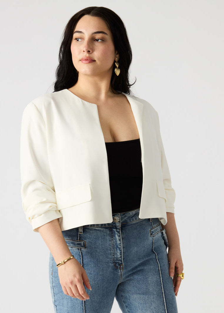 Serenea Blazer in White