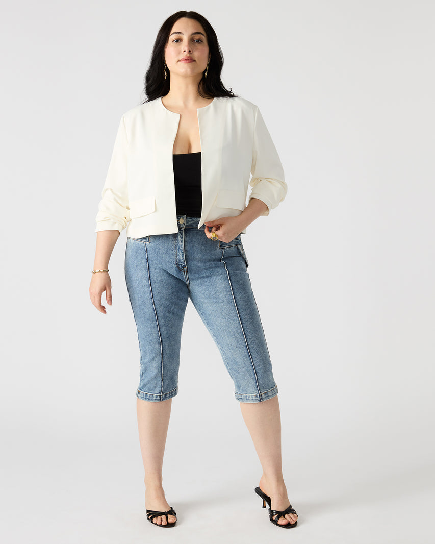 Serenea Blazer in White