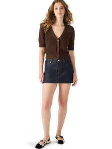Janae Cardigan in Chocolate