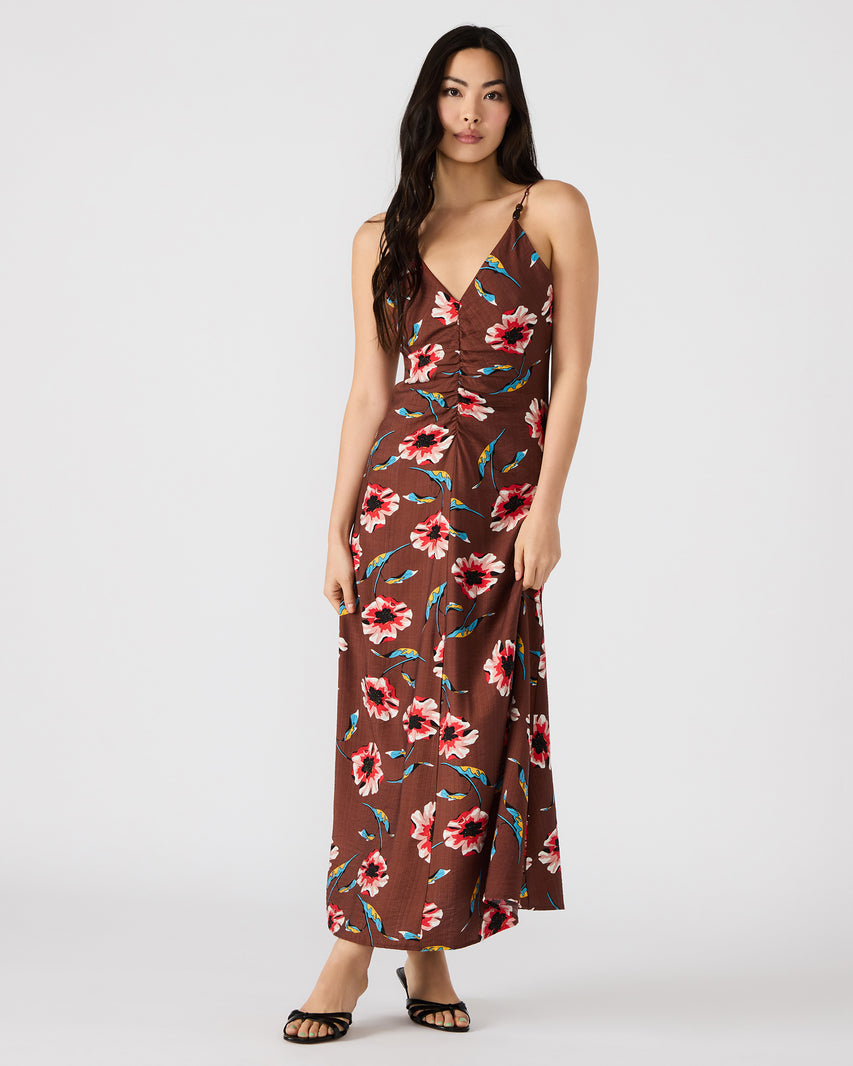 Monroe Dress in Brown
