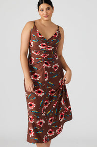 Monroe Dress in Brown