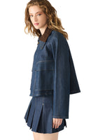 Load image into Gallery viewer, Justina Barn Jacket in Deep Indigo
