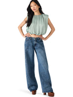 Load image into Gallery viewer, Milana Top in Jade Cream
