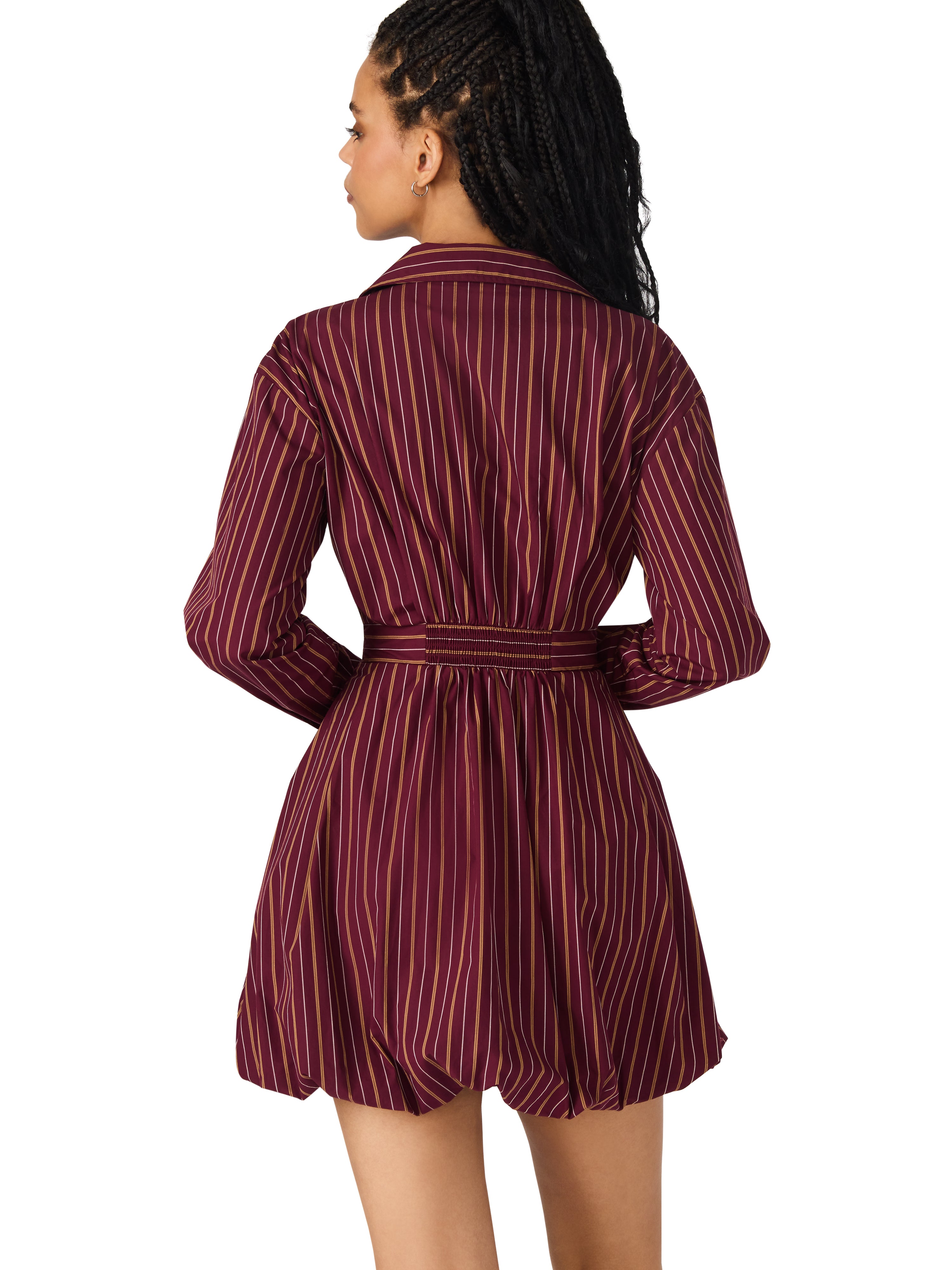 Arielle Dress in Wine