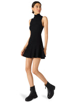 Load image into Gallery viewer, Breslin Sleeveless Sweater Dress in Black
