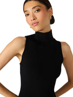 Load image into Gallery viewer, Breslin Sleeveless Sweater Dress in Black
