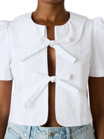 Load image into Gallery viewer, Barrette Top in White Cap
