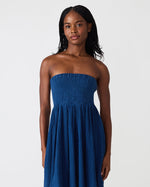Load image into Gallery viewer, Bisou Dress in Indigo
