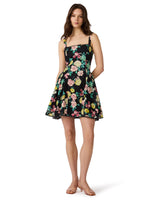 Load image into Gallery viewer, Olympia Dress in Black Ditsy
