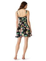 Load image into Gallery viewer, Olympia Dress in Black Ditsy
