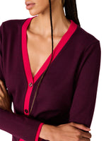 Load image into Gallery viewer, Arwen Cardigan in Deep Fig
