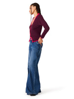 Load image into Gallery viewer, Arwen Cardigan in Deep Fig

