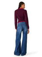 Load image into Gallery viewer, Arwen Cardigan in Deep Fig
