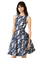 Load image into Gallery viewer, Rora Dress in Navy Speckle
