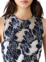 Load image into Gallery viewer, Rora Dress in Navy Speckle
