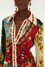 Load image into Gallery viewer, Lunar Boho Multicolor Jersey Blouse
