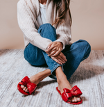 Load image into Gallery viewer, Rafie Slide Sandal in Poppy
