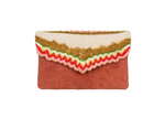 Load image into Gallery viewer, Mahas Classic Bag in Peach/Green
