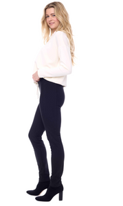 New Precision Ponte Pant in Black