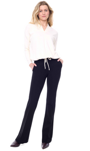 Ponte Boot Leg Trouser in Black