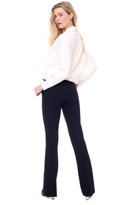 Ponte Boot Leg Trouser in Black