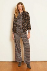 Load image into Gallery viewer, Kinsley Blazer in Stamped Leopard/Moderne Geo
