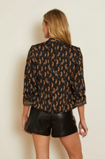 Load image into Gallery viewer, Kinsley Blazer in Stamped Leopard/Moderne Geo
