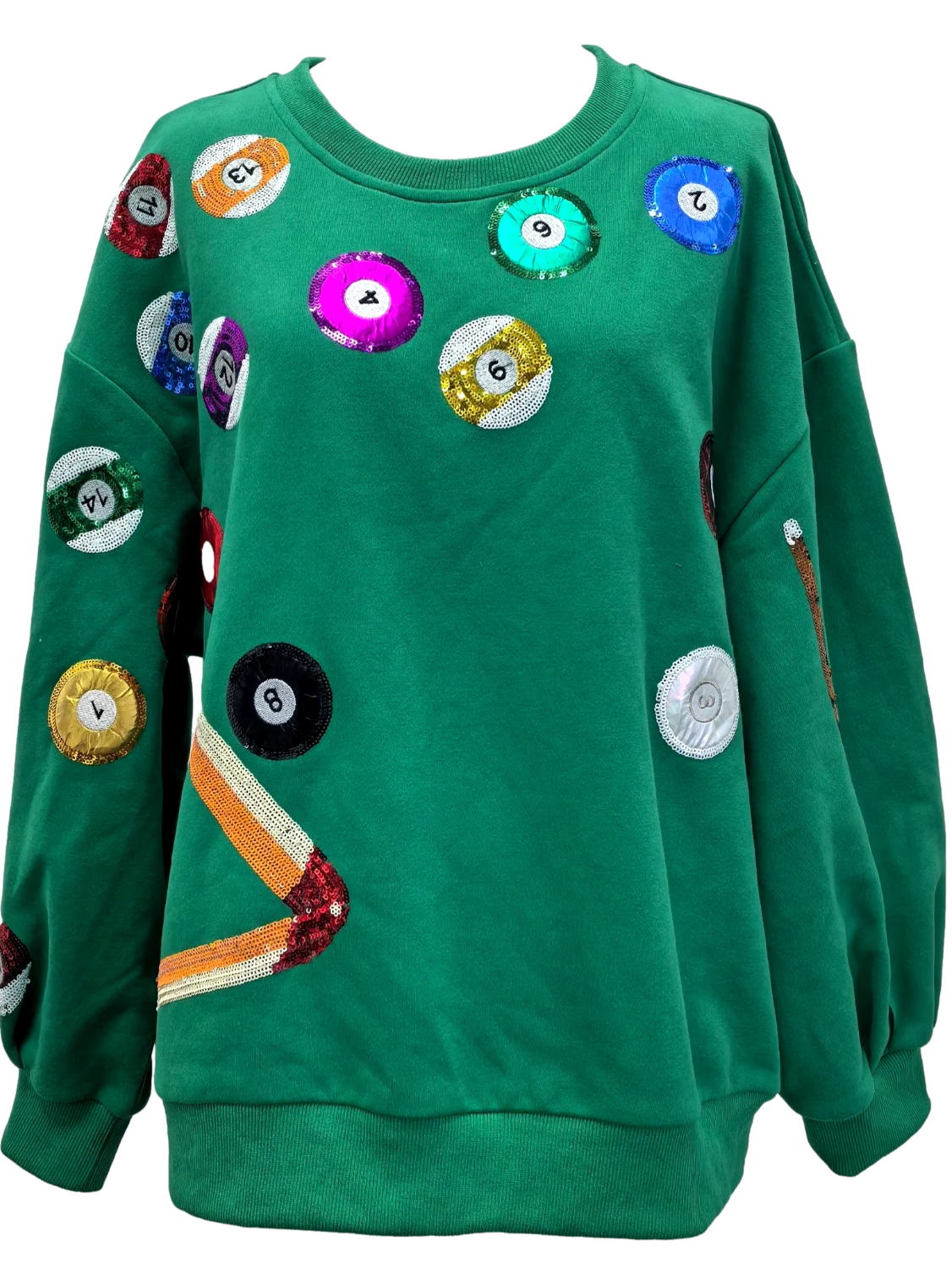 Pool Table Sweatshirt in Green