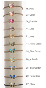 Load image into Gallery viewer, Small Butterfly Bracelet in Coral
