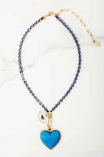 Load image into Gallery viewer, Evelina Necklace in Purple

