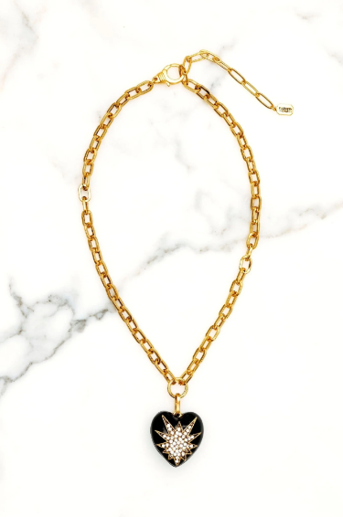 Heart of Tefiti Necklace in Black