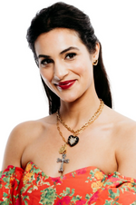 Load image into Gallery viewer, Heart of Tefiti Necklace in Black
