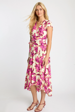 Load image into Gallery viewer, Lila Dress in Fuchsia Floret
