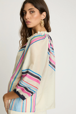 Load image into Gallery viewer, Gracyn Top in Nova Stripe
