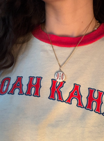 Load image into Gallery viewer, Noah Kahan 2026 Fenway Baseball Charm on Gold Cuban Chain
