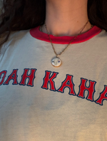 Load image into Gallery viewer, Noah Kahan "Mess" I-89 VT Charm on Gold Paperclip Chain

