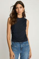 Load image into Gallery viewer, Devi Top in Navy
