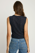 Load image into Gallery viewer, Devi Top in Navy
