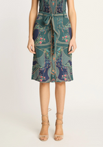 Load image into Gallery viewer, Sora Skirt in Patchwork Flower
