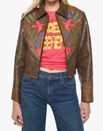 Load image into Gallery viewer, The Open Book Zip Jacket in Picante
