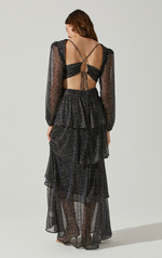 Load image into Gallery viewer, Anora Dress in Black Sparkle
